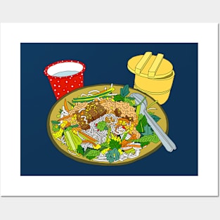 Vietnamese Noodle Salad Posters and Art